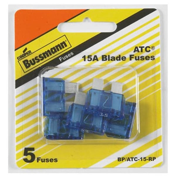 Automotive Fuse, ATC Series, 15A, 32V DC, Non-Indicating
